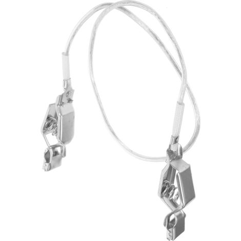 Clip de Câble Fixation Sécurisée et Connexion Fiable pour Escrime en Acier Inoxydable Argenté Pince Pratique pour Fil de Clôture D'escrime (1/5)
