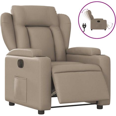Maison Exclusive - Sillón reclinable eléctrico de cuero sintético
