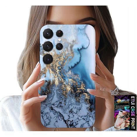 Hülle für Samsung Galaxy S22 Ultra – Marmormuster + Folie (1/5)