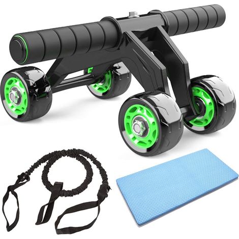AB Roller Roue abdominale Abdominal Roller AB-Wheel Appareil de musculation 4 roues pour homme et femme-Fei Yu (1/4)