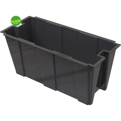 Vaschetta metallica interna per fioriere 70x24x27cm