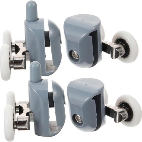 Roulettes de rechange pour porte de douche (lot de 2), roues de 1927 mm pour portes coulissantes en verre de salle de bain (20 mm) (1/5)