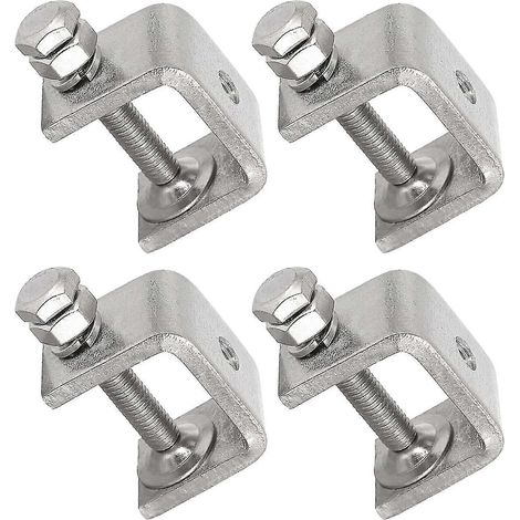 Pièces en acier inoxydable 304, étaux en forme de U ou de C, serre-joints robustes en forme de C avec large ouverture de mâchoire [jkw] (1/5)