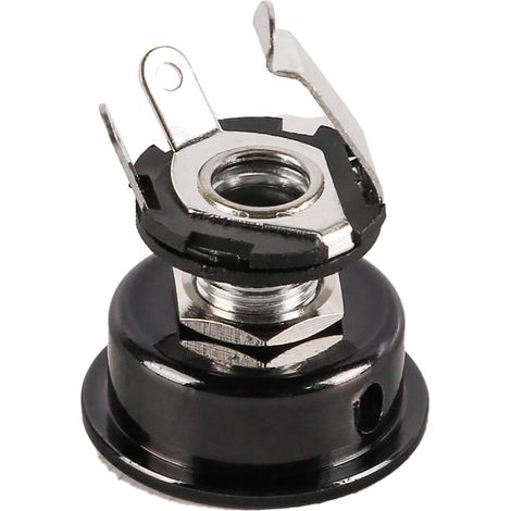 Support de Plaque de Prise de Guitare électrique Jack encastré Pièces de Guitare Plaque de Prise de Guitare Telecaster avec Prise de Sortie Pièces de Rechange pour Guitares électriques (1/5)