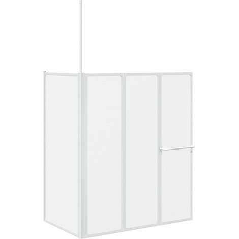 Écran de bain Dépoli 120 x 70 x 137 cm Aluminium
