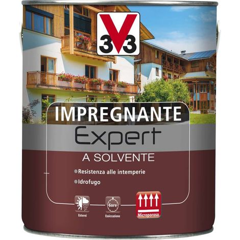 Impregnante Solvente 2,5 Noce Medio per Legno Esterno