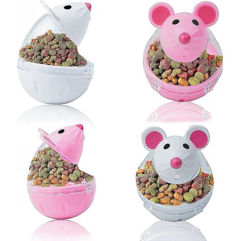 Stück Heilwiy Katzenfutterspender, interaktives Katzenspielzeug, Leckerli-Futter, Geschenk für Intelligenz (1/5)