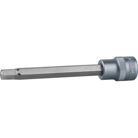 Douille tournevis longue 6 pans 5 mm (1/2)