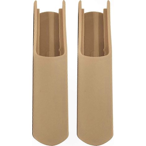 Protections de pieds de chaise Stokk jaunes - Extensions de pieds et patins antidérapants pour chaises de salle à manger enfant (1/5)