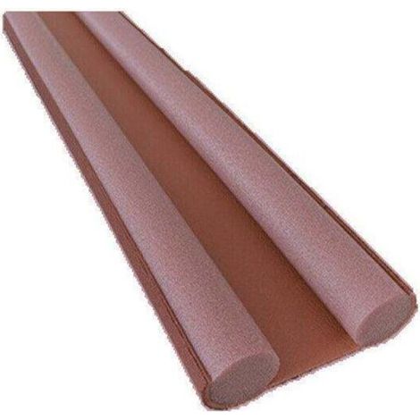 Joint d'étanchéité de bas de porte, anti-courant d'air, protection contre la poussière et le vent, marron (1/5)