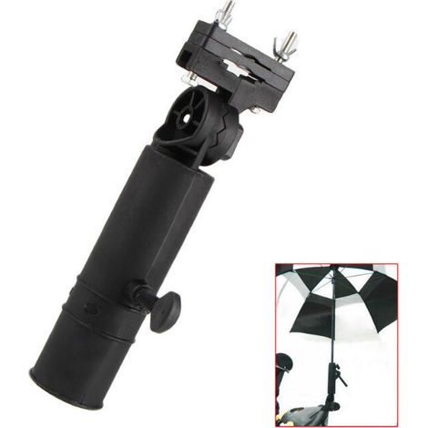 Portaombrello per golf cart, supporto per ombrellone per golf cart, supporto universale regolabile per ombrellone per golf cart, sedia a rotelle, sedia da spiaggia