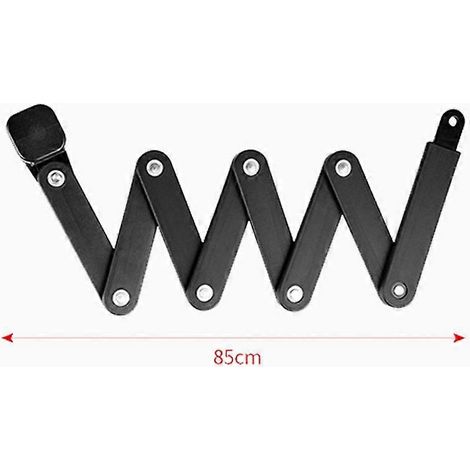 Antivol de vélo, antivol, antivol pliable, antivol à combinaison 4 chiffres, antivol articulé, vélo, VTT, antivol pliable, antivol articulé (1/5)