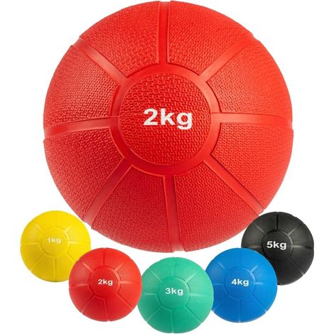 Medizinball aus Gummi in verschiedenen Gewichten (1/5)