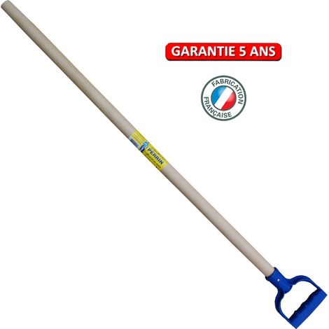 130 cm langer Griff mit Kunststoffgriff – für Schneeschieber – Eschen- oder Buchenholz OUTILS PERRIN