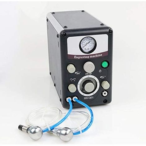 Premium HH-G01 Double-Ended Pneumatic Engraver - 220V (1/5)