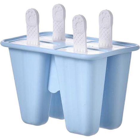Machine à glaçons réutilisable en silicone-4 Cells Blue