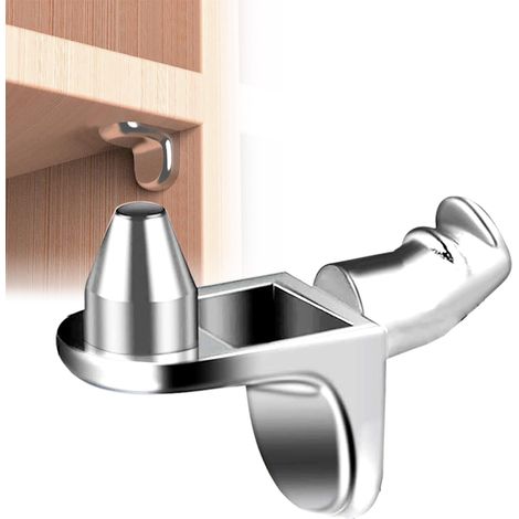 Taquet Etagere 5 mm 30 pièces Supports D'étagère avec Angle Fixe et Angle de Dupport, Supports D'étagère, Support D'étagère, Supports D'étagère - Supports D'étagère 5 mm Adaptés aux Armoires