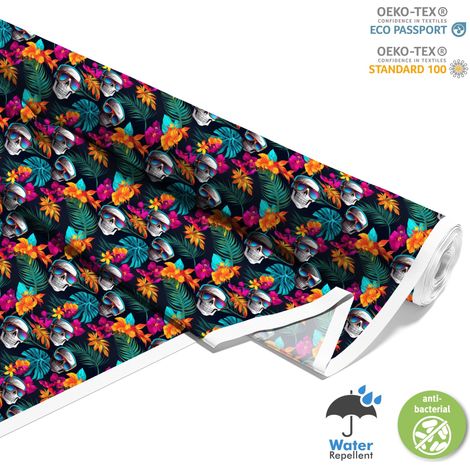 Outdoor dekostoffe oxford - Motiv der Schädel I DX4959 (1/5)