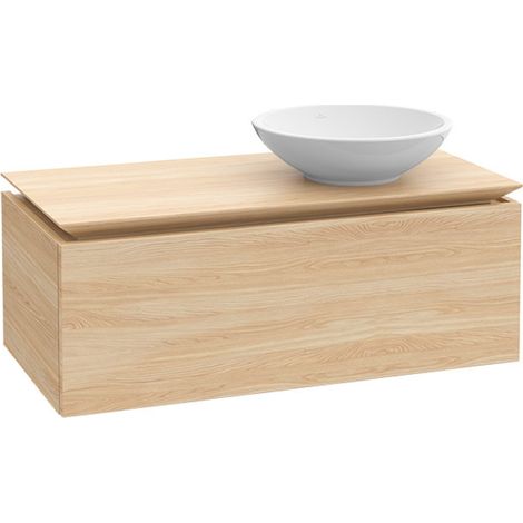 V&B Waschtischunterschrank LEGATO 1000x380x500mm Glossy White (1/3)
