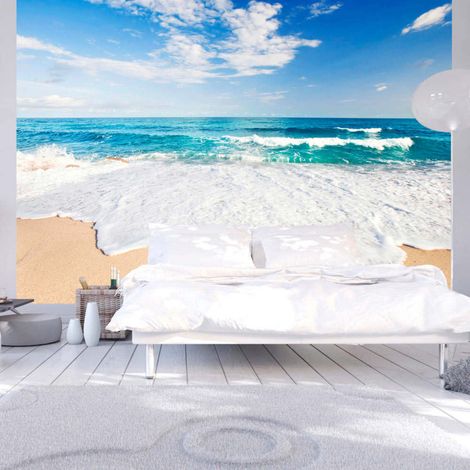 Papier peint Vagues - 150 x 105 cm (1/4)