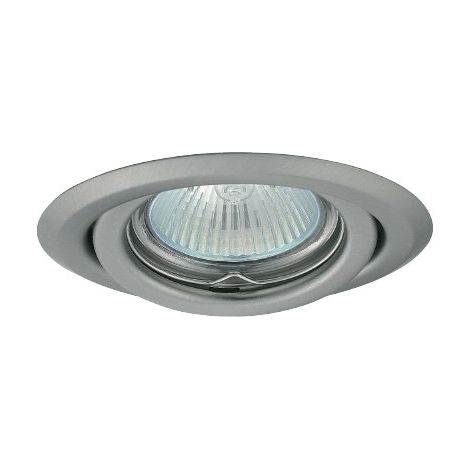 Fixation de spot encastrable orientable chrome matt D99mm marque Kanlux ref 26798 (1/2)