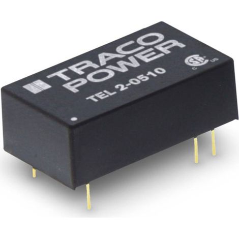 TracoPower TEL 2-2410 Convertitore DC/DC da circuito stampato 24 V/DC 3.3 V/DC 500 mA 2 W Num. uscite: 1 x Contenuto 1 (1/2)