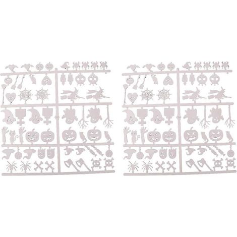 Halloween-Buchstaben für Filzbuchstabentafel, 2er-Set, Nachrichtentafelbuchstaben für Zuhause (1/5)