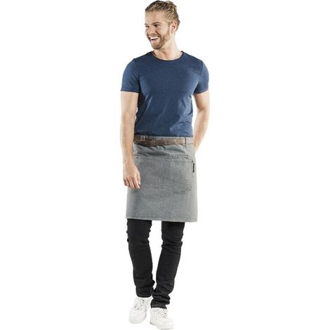 Tablier Mixte Forene Denim Gris 70 x 50 cm - Chaud Devant (1/2)