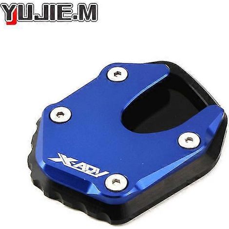 Für Honda X Adv Xadv 750 2021 2022 2017 2018 2019 Motorrad CNC-gefräste Aluminium-Seitenständer-Verlängerungsplatte – 20-21 Blau