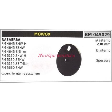 MOWOX rueda trasera MOWOX cortacésped PM4645SHW-H 045029
