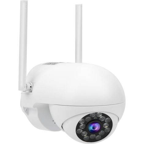 1080p WLAN-Heimsicherheitskamera mit Schwenk-/Neigefunktion, Bewegungserkennung, Zwei-Wege-Audio, wasserdicht, Farbnachtsicht, 100-240V-Stecker. (1/5)
