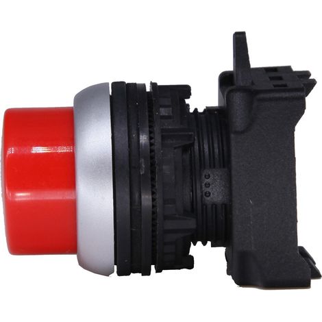 Tête de bouton-poussoir RS PRO Rouge, Retour par ressort, Ø découpe 22mm ( Prix pour 1 )