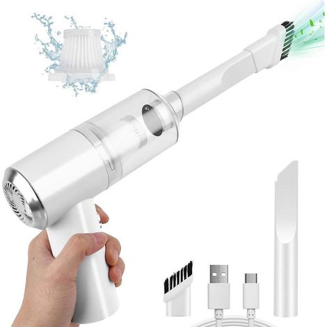 Aspirateur portable sans fil rechargeable Herzberg HG04005 (1/5)