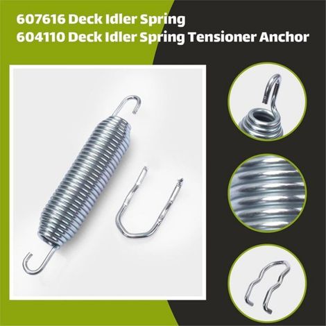 Ressort De Tension De Galet Tendeur - Ancrage De Galet Tendeur - Pour Tondeuses À Gazon Dash FasTrak SD SDX Super S TrimStar - 2 Pièces (1/5)