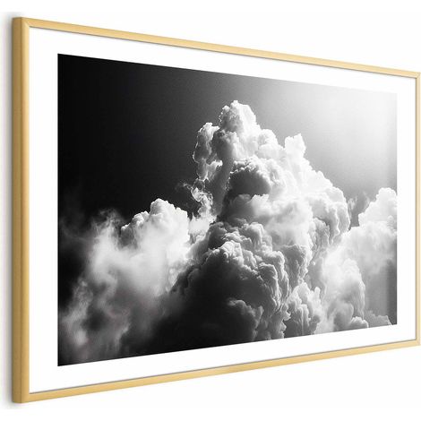 Poster – Traumwolken: Lass die Sonne deinen Tag erhellen – Visueller Genuss (1/4)