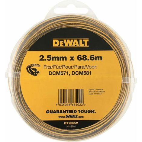DEWALT DT20652-QZ Trimmer line 2.5mm x 15.2m