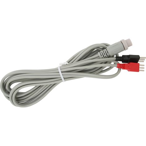 Câbles de connexion pour appareil minceur TENS professionnel 2 en 1 avec électrodes et connecteurs. (1/5)