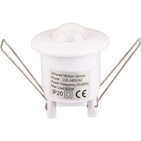 Mini Adjustable 360° Ceiling PIR Infrared Body Motion Sensor Detector Lamp Light Switch 220V