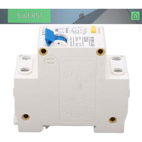 Disjoncteur - - BYDB1L 63 - Différentiel - 20A - 30mA (1/4)