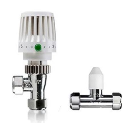 Honeywell VTL120-15S 15mm TRV Thermostatic Radiator Valve Staright & Lockshield