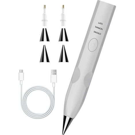 Stift Pour Diamond Painting - Stylo Électrique À Suction Sans Cire - 3 Vitesses Réglables - USB-C Rechargeable - 4 Embouts Remplaçables (1/5)