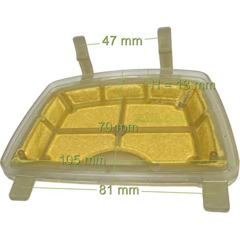 filtre à air pour tronçonneuse Stihl MS211 C-BE CBE 2-Mix Z 1139-120-1602 11391201601 (1/4)