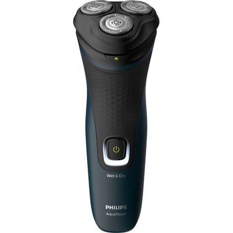 Philips AquaTouch S1121/41 Elektrischer Nass- und Trockenrasierer, rotierend und wiederaufladbar - Schwarz (1/5)