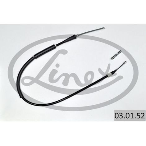 Tirette à câble, frein de stationnement LINEX 03.01.52 AUDI 8Z0609721C