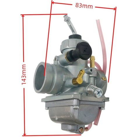 Tuyau coudé et d'extension DT125 pour TTR125, TTR 125 VM24 2000-2004 404-032 Yamaha système d'alimentation en carburant ensemble corps de papillon mélangeur haute précision.