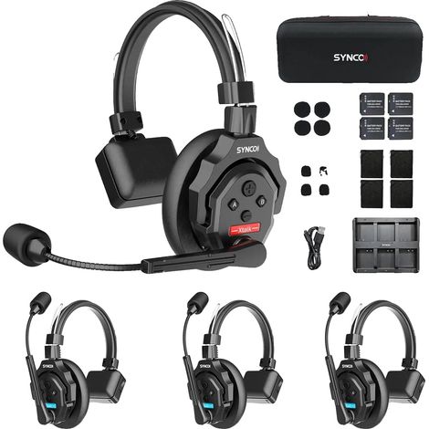 Cinghia interfono wireless, comunicazione full duplex, trasmissione a lungo raggio, XTALK X4 (1/2)