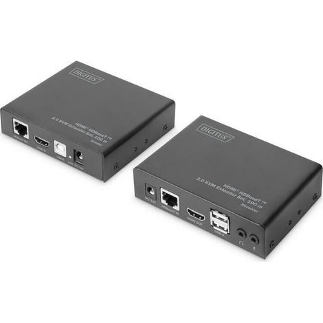 Hdbaset 2.0 Juego De Extensores Kvm Hdmi 4K/60Hz (4:2:0) - 6X Usb (1/4)