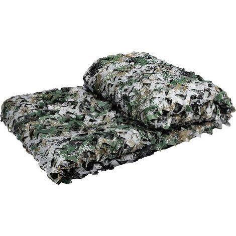 TAISHENGDA-Filet De Camouflage Renforcé Militaire Grande Taille - Idéal Le Camouflage, la Chasse, la décoration Jardin,la Ombrage,la Photo, Auvents Terrasse-Woodland digital,3x5m (1/5)