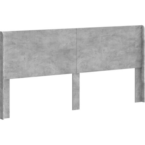 Maison Exclusive - Testiera Letto Grigio Cemento Legno ingegnerizzato (1/5)