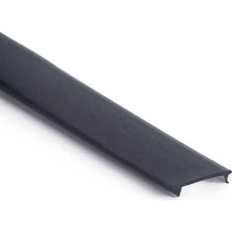 Capot de 10 Mètres pour Profilé en Aluminium Compatible avec Réf. 129096, 129001 Noir translucide